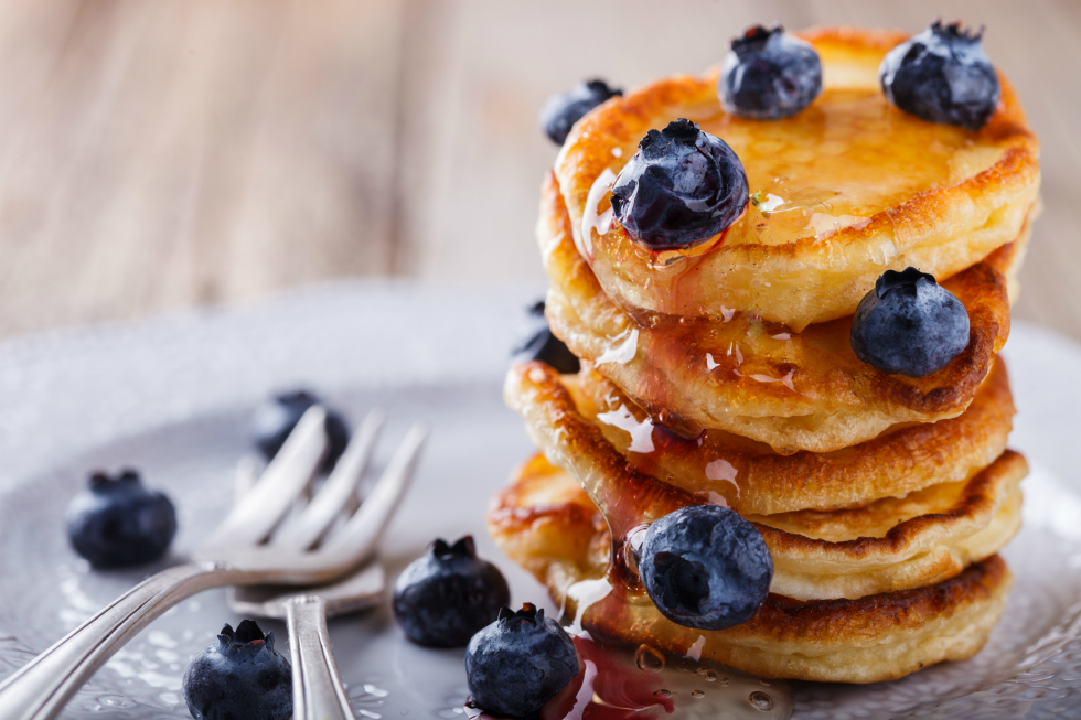 Veganska Amerikanska Pannkakor