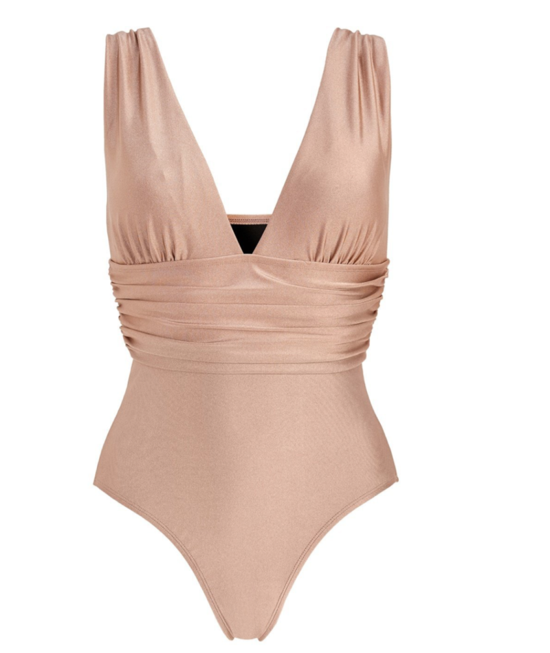 beige baddräkt beige baddräkt