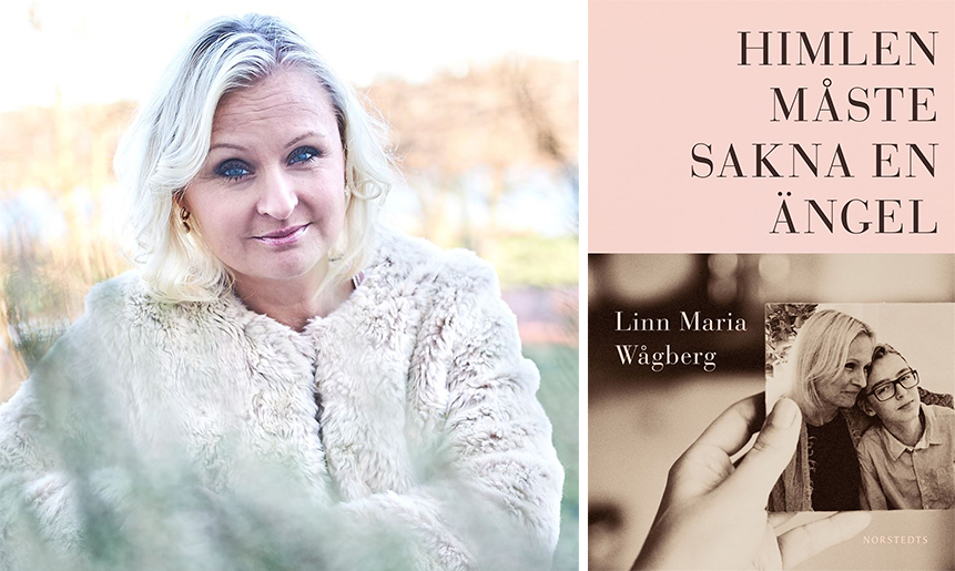 Linn Maria Wågberg och boken Himlen måste sakna en ängel.