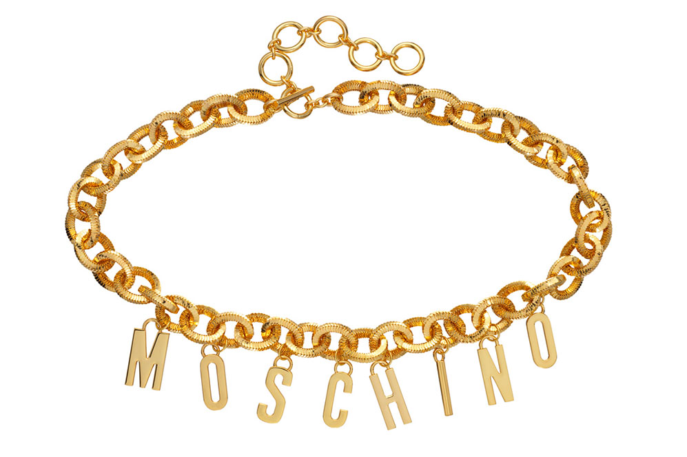 Armband i guld med logo H&M x Moschino