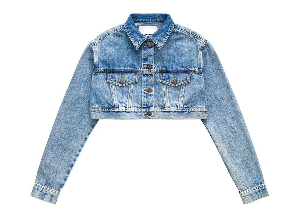 Kort jeansjacka H&M x Moschino