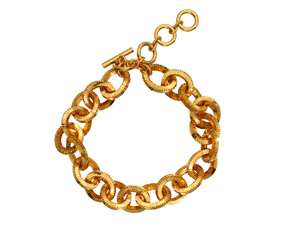 Halsband i guld från H&M x Moschino 2018