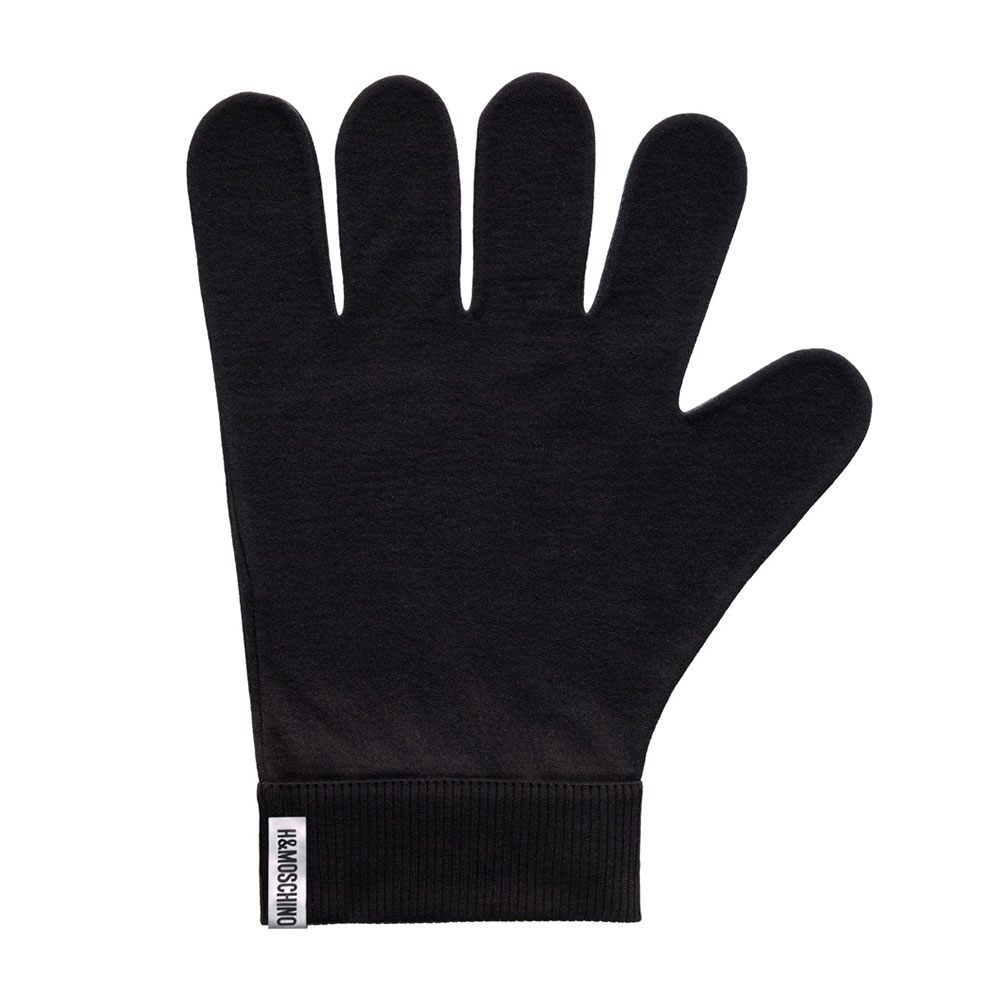 Svarta fingervantar Moschino x H&M