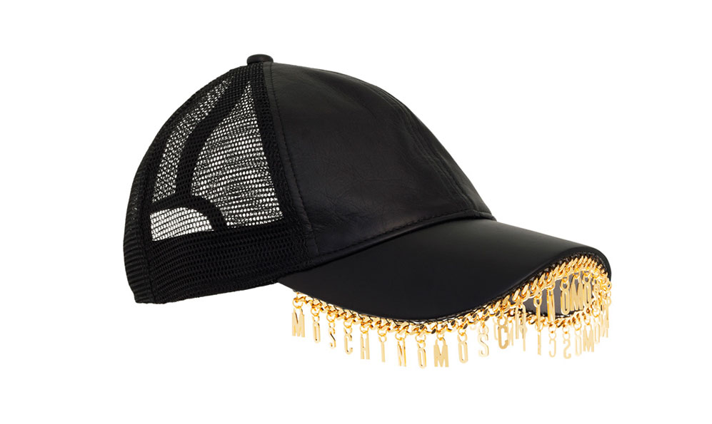Svart keps med gulddetaljer Moschino x H&M