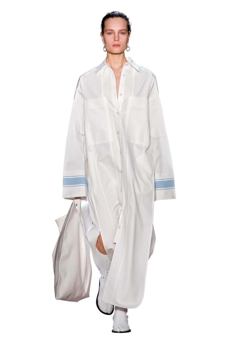 Vit kaftan från Jil Sander