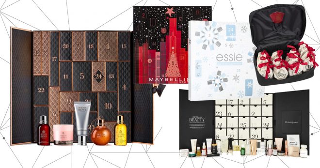 Vi listar årets bästa adventskalendrar med smink och skönhet
