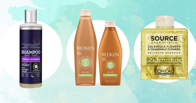 6 vårdande sulfatfria schampon som rengör skonsamt