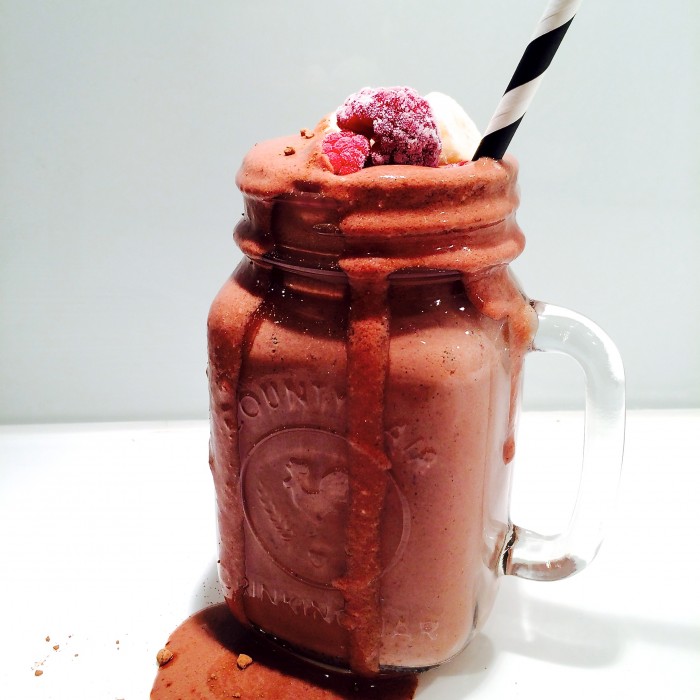 banan och chokladsmoothie banan och chokladsmoothie