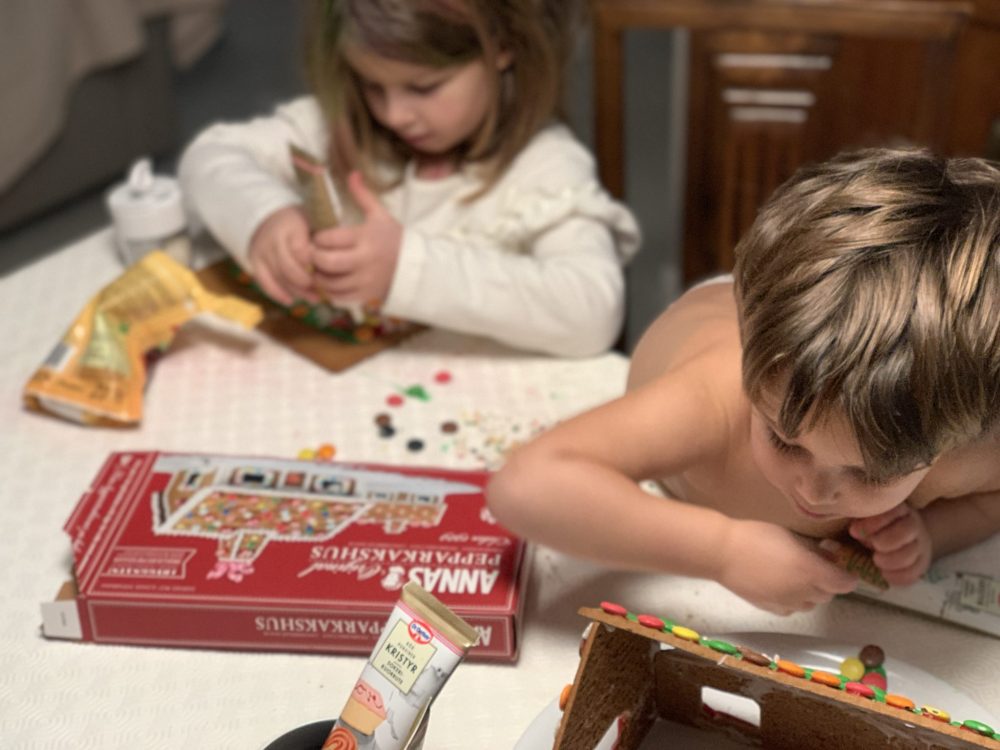 Så blev vårt pepparkakshus 2019