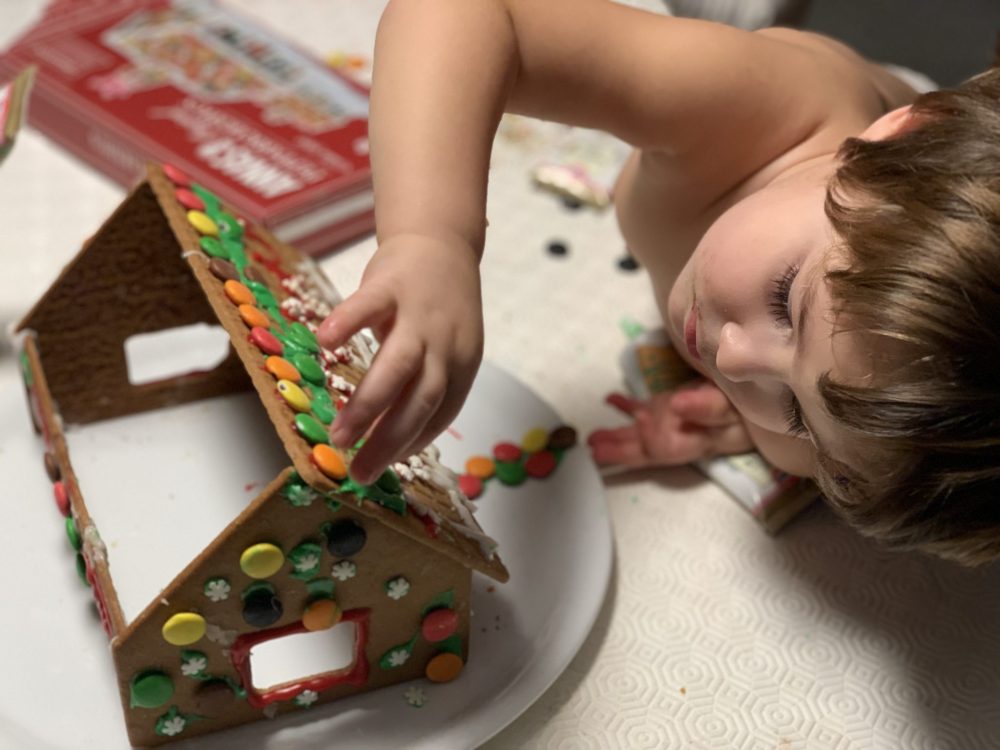 Så blev vårt pepparkakshus 2019