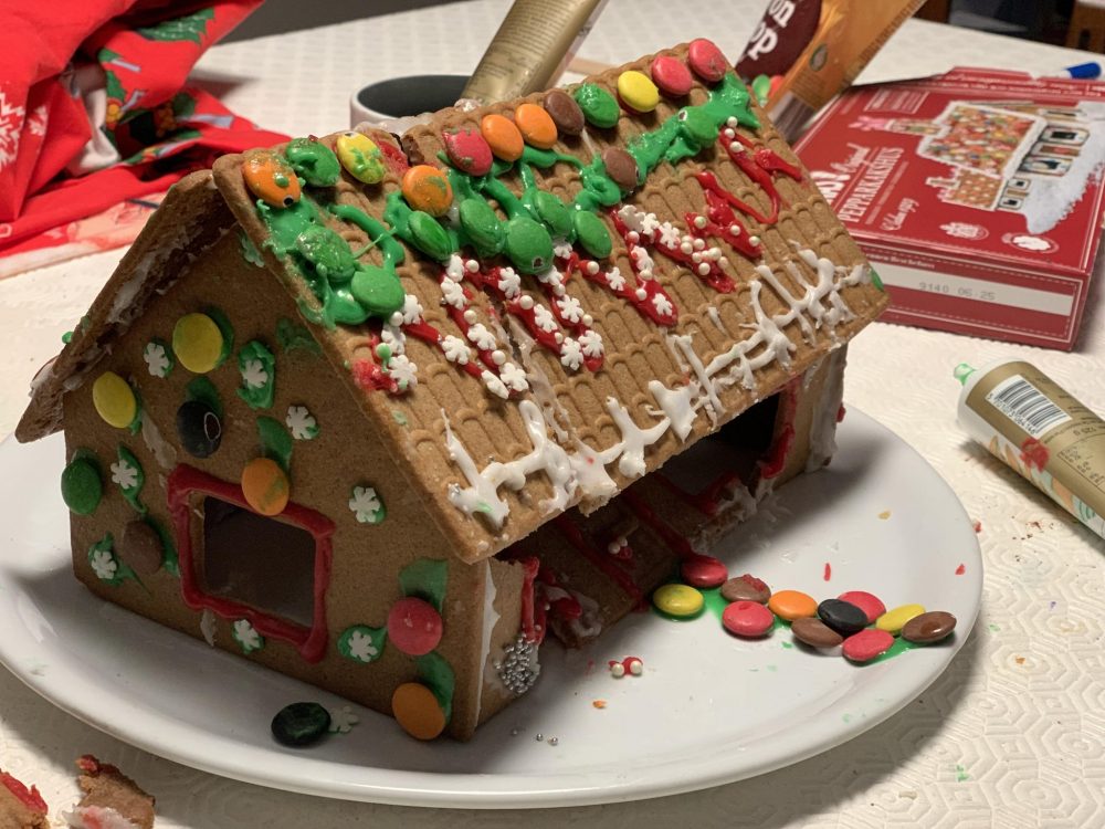 Så blev vårt pepparkakshus 2019