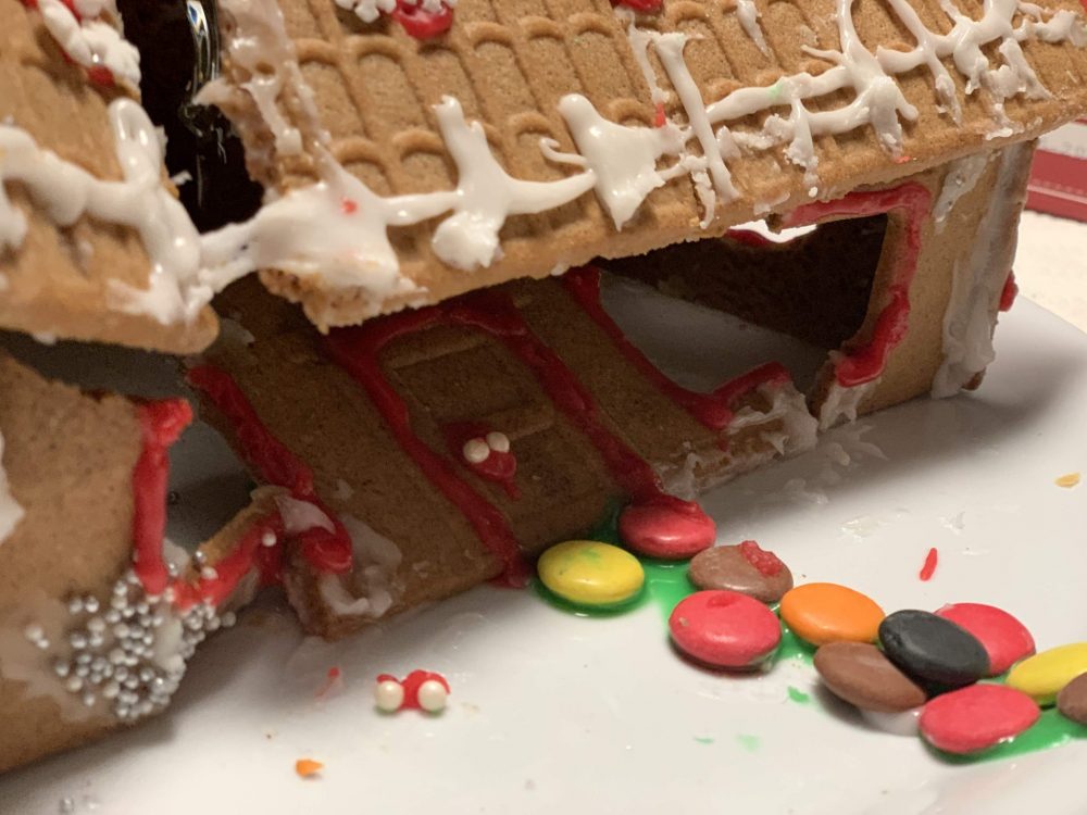 Så blev vårt pepparkakshus 2019