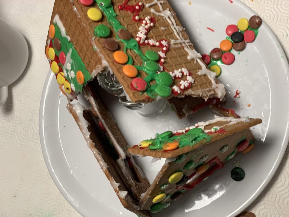 Så blev vårt pepparkakshus 2019