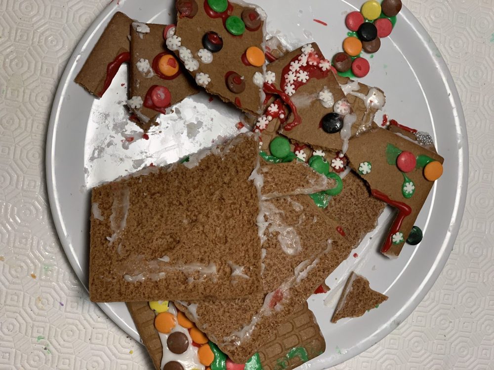 Så blev vårt pepparkakshus 2019